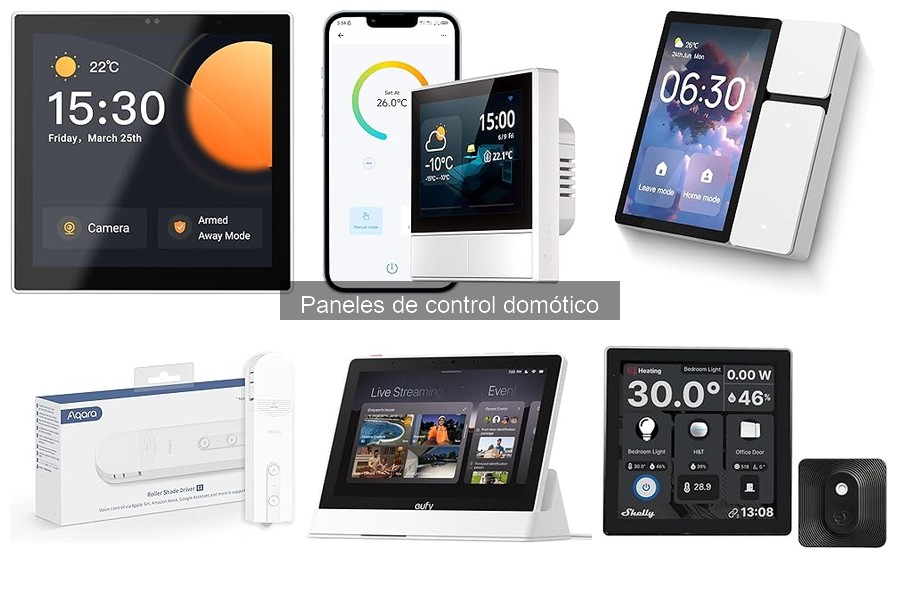 Accesorios Recomendados para Paneles de Control Domótico