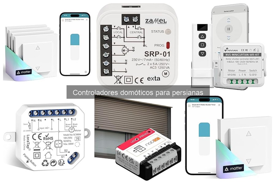Accesorios útiles para controladores domóticos de persianas