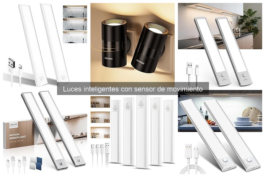Ahorra energía con luces inteligentes y sensor de movimiento