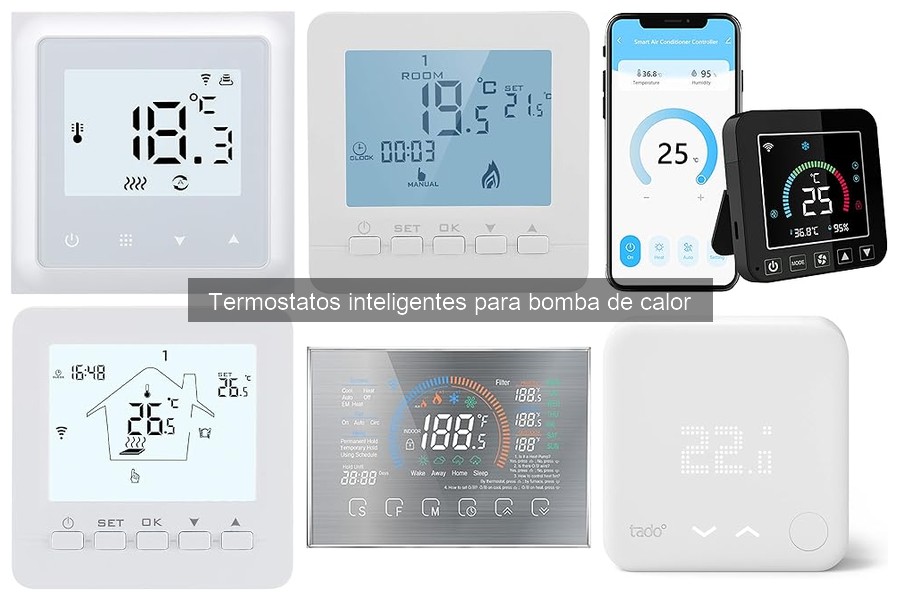 Ahorra energía: termostato inteligente para bomba de calor
