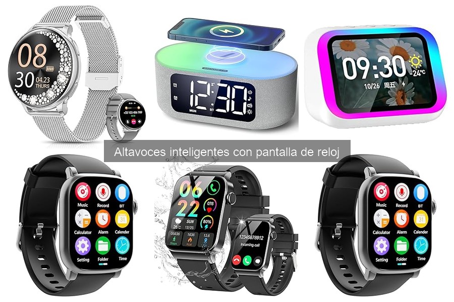 Altavoces inteligentes con pantalla de reloj: mejores precios y tiendas