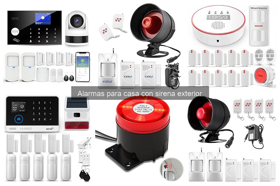 Alternativas a alarmas con sirena exterior para tu hogar