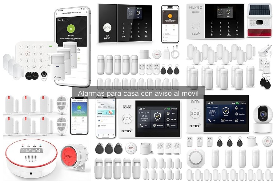 Alternativas a alarmas para casa con aviso al móvil