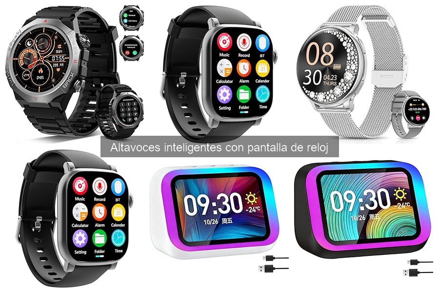 Alternativas a altavoces inteligentes con pantalla de reloj