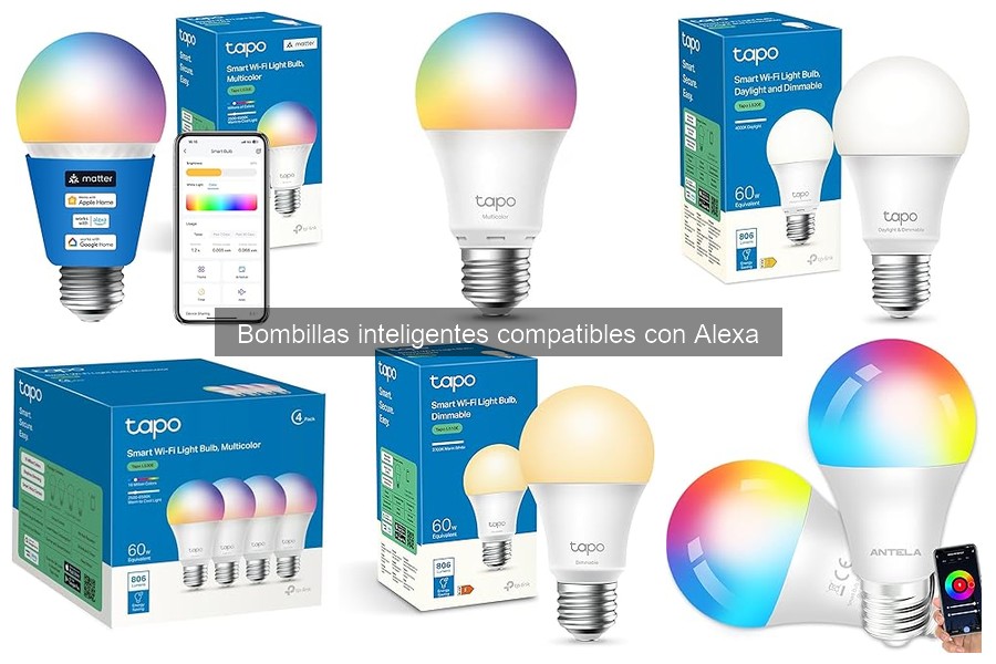 Alternativas a bombillas inteligentes compatibles con Alexa