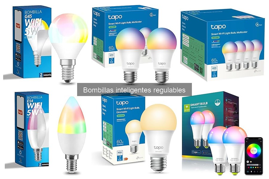 Alternativas a Bombillas Inteligentes Regulables: Opciones Efectivas