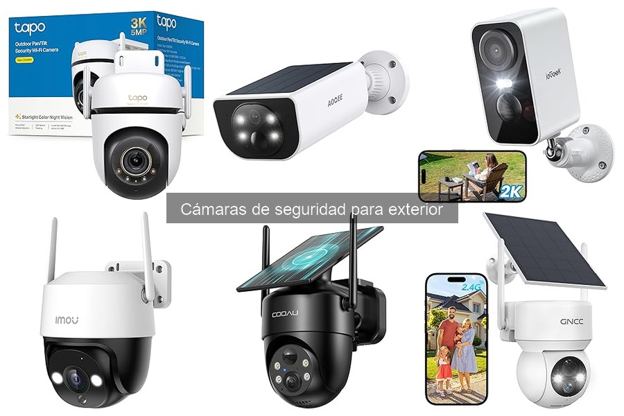 Alternativas a cámaras de seguridad para exterior