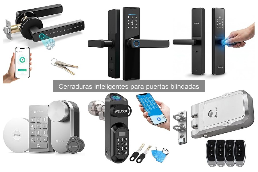 Alternativas a cerraduras inteligentes para puertas blindadas