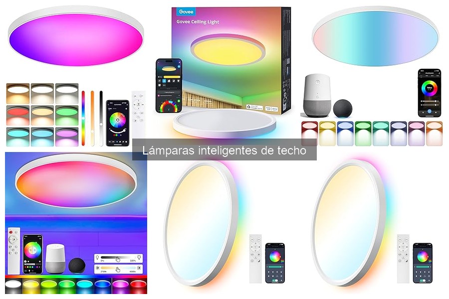 Alternativas a lámparas inteligentes de techo para tu hogar