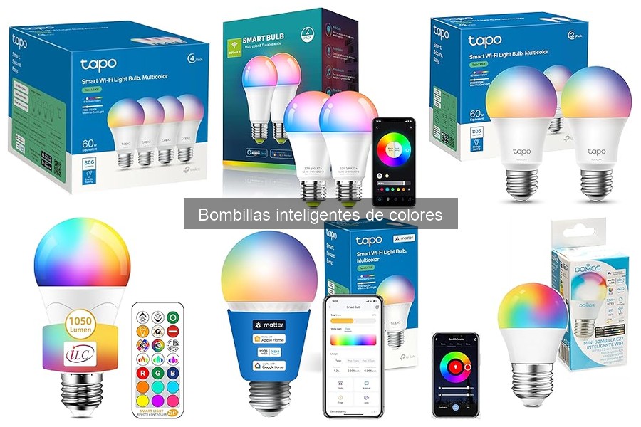Alternativas a las bombillas inteligentes de colores para tu hogar