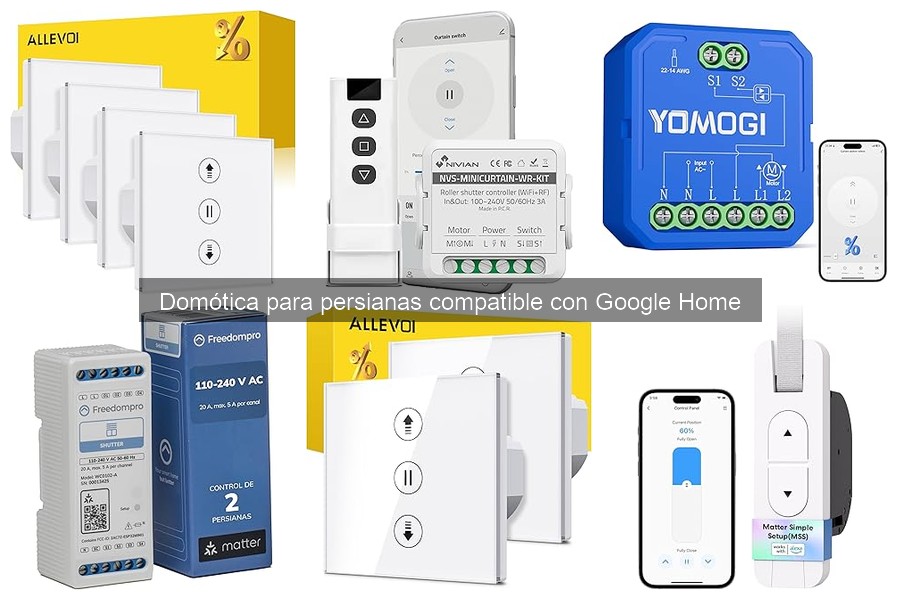 Alternativas a las persianas automáticas para Google Home