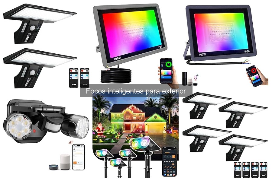 Alternativas a los focos inteligentes para exterior
