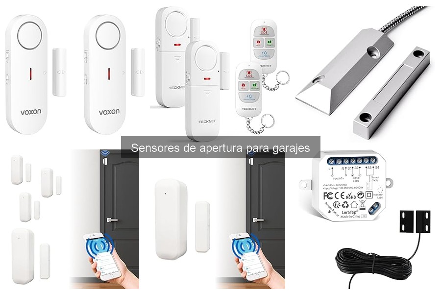 Alternativas a los sensores de apertura para garajes