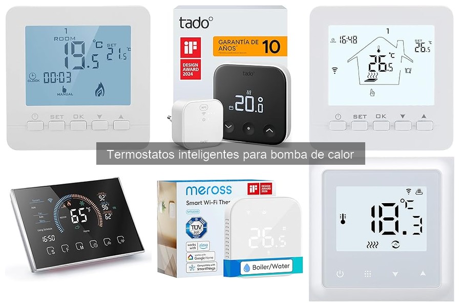 Alternativas a los termostatos inteligentes para bomba de calor