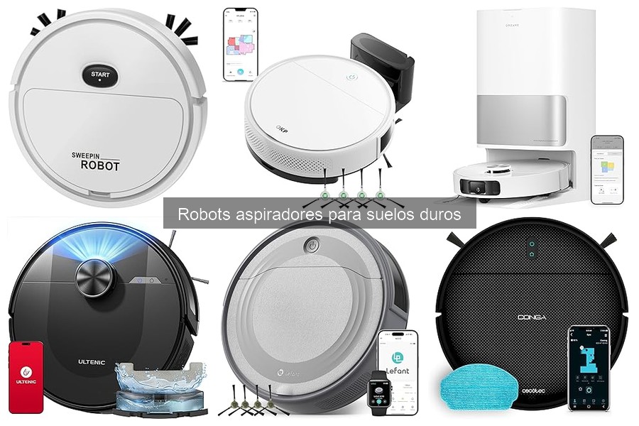 Alternativas a robots aspiradores para suelos duros