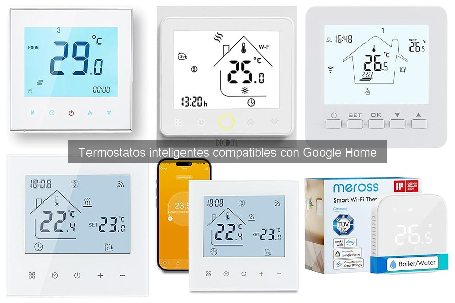 Alternativas a termostatos inteligentes compatibles con Google Home