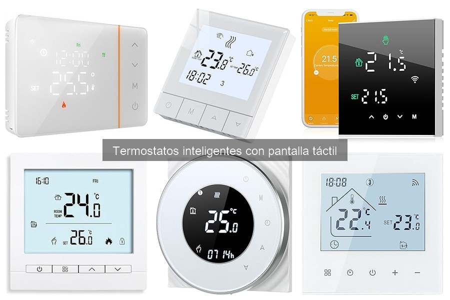 Alternativas a termostatos inteligentes con pantalla táctil
