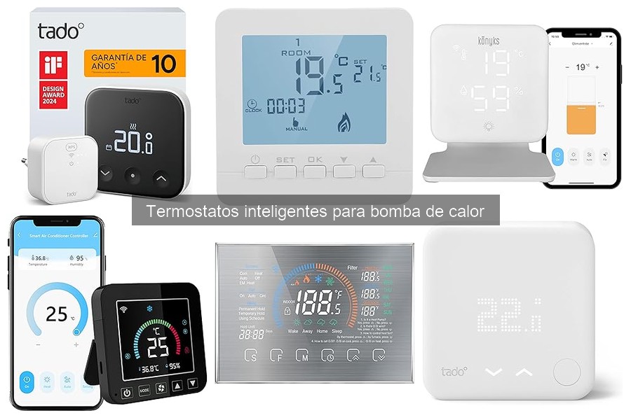 Alternativas a termostatos inteligentes para bomba de calor