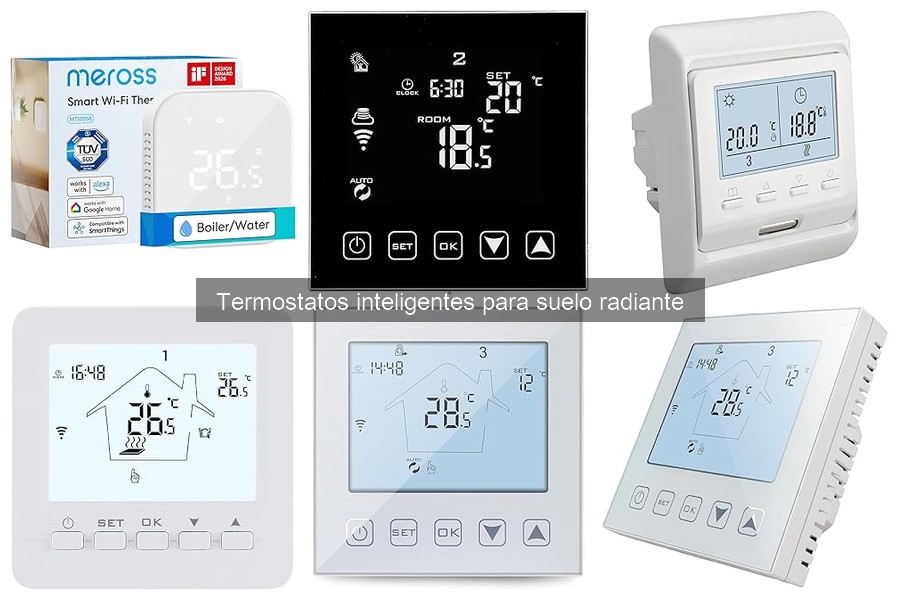 ** Alternativas a termostatos inteligentes para suelo radiante