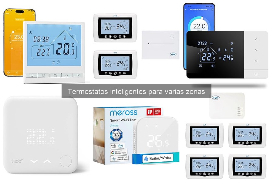 Alternativas a termostatos inteligentes para varias zonas