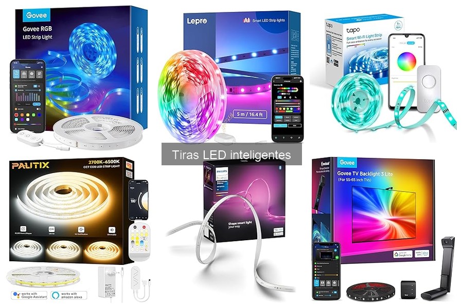 Alternativas a tiras LED inteligentes para decorar tu hogar