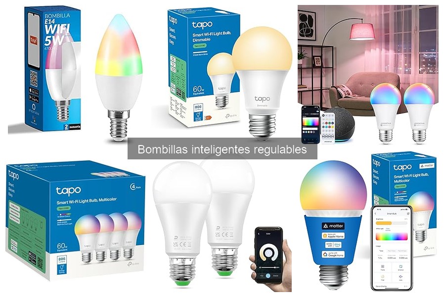 Beneficios energéticos de las bombillas inteligentes regulables