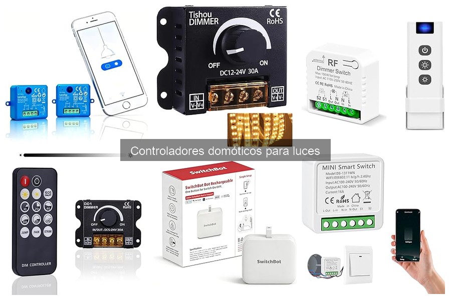Características clave de los controladores domóticos para luces