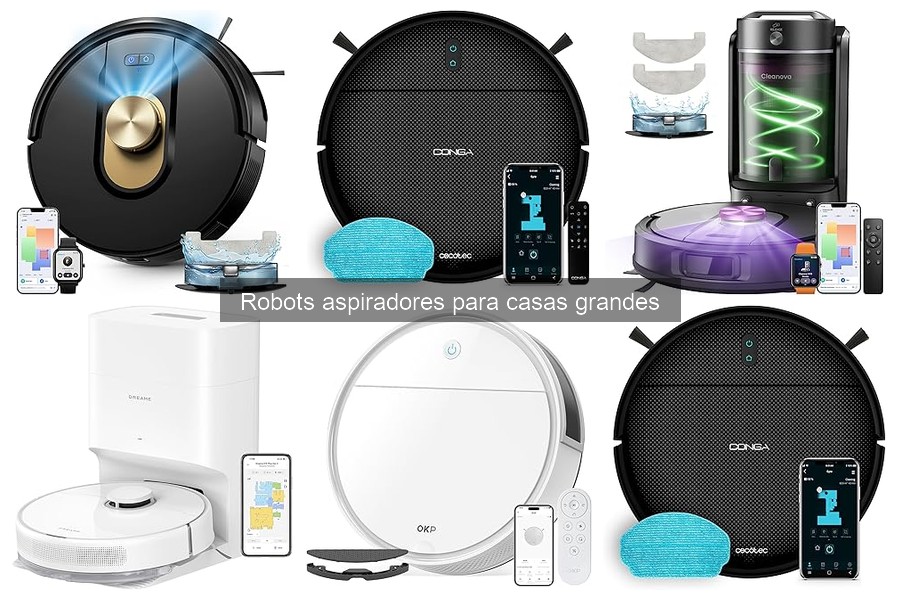 Características esenciales de un robot aspirador para casas grandes