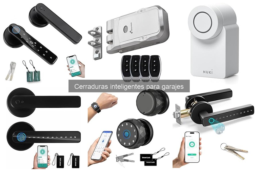 Cerraduras inteligentes para garajes: características y beneficios