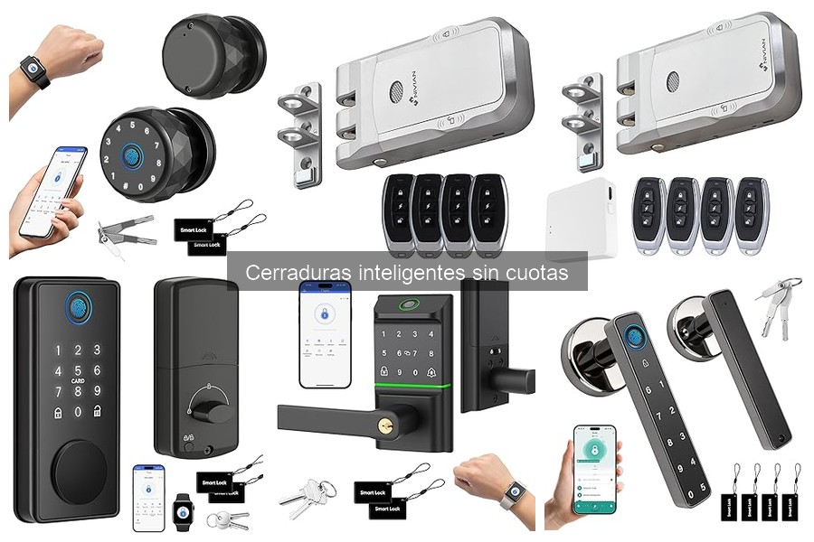 Cómo elegir la mejor cerradura inteligente sin cuotas