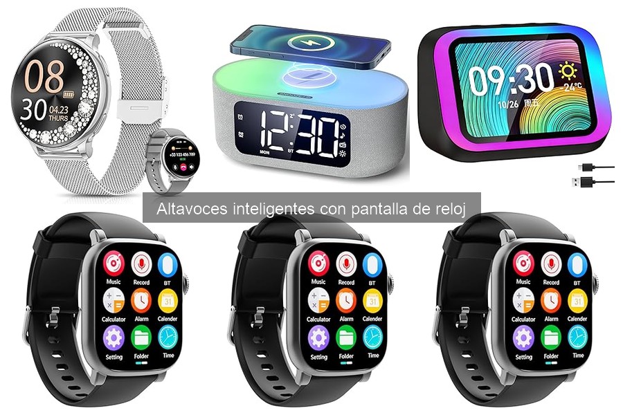 Cómo elegir un altavoz inteligente con pantalla de reloj