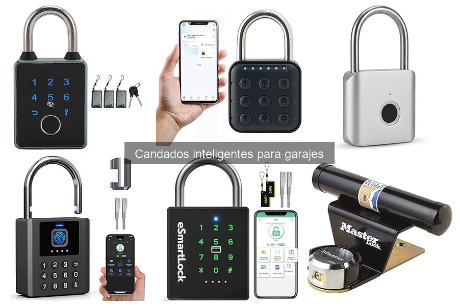 ¿Cómo funcionan los candados inteligentes para garajes?