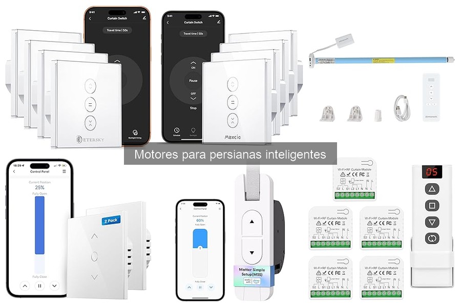 Cómo funcionan los motores de persianas inteligentes