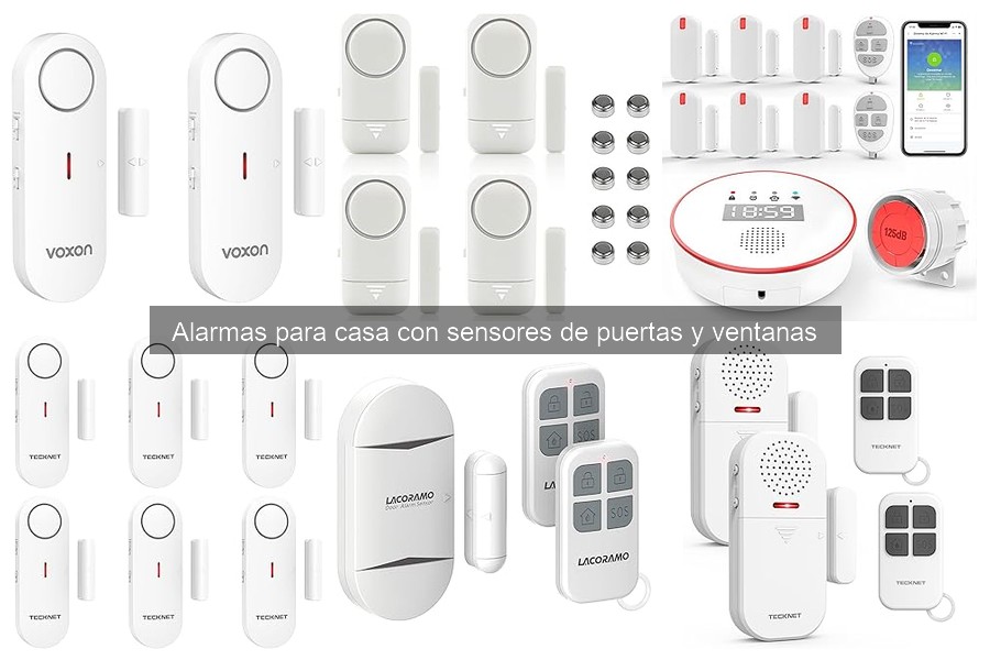 Cómo instalar alarmas con sensores de puertas y ventanas