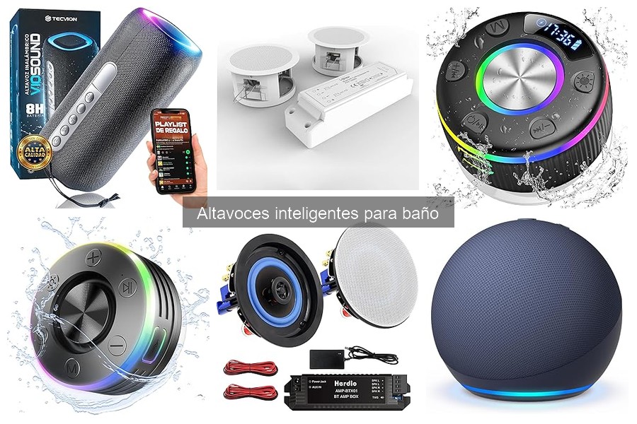 Cómo limpiar y mantener altavoces inteligentes en el baño