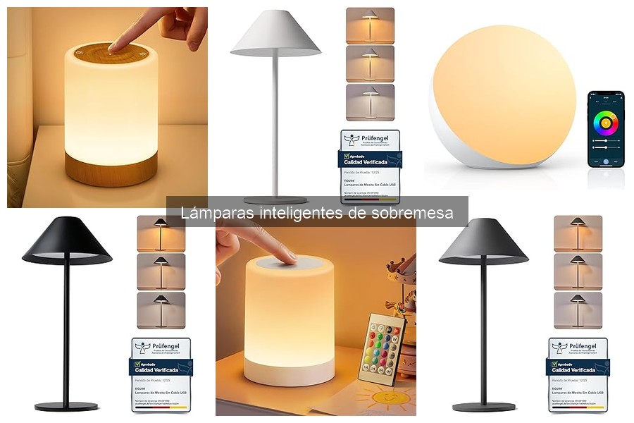Cómo limpiar y mantener lámparas inteligentes de sobremesa