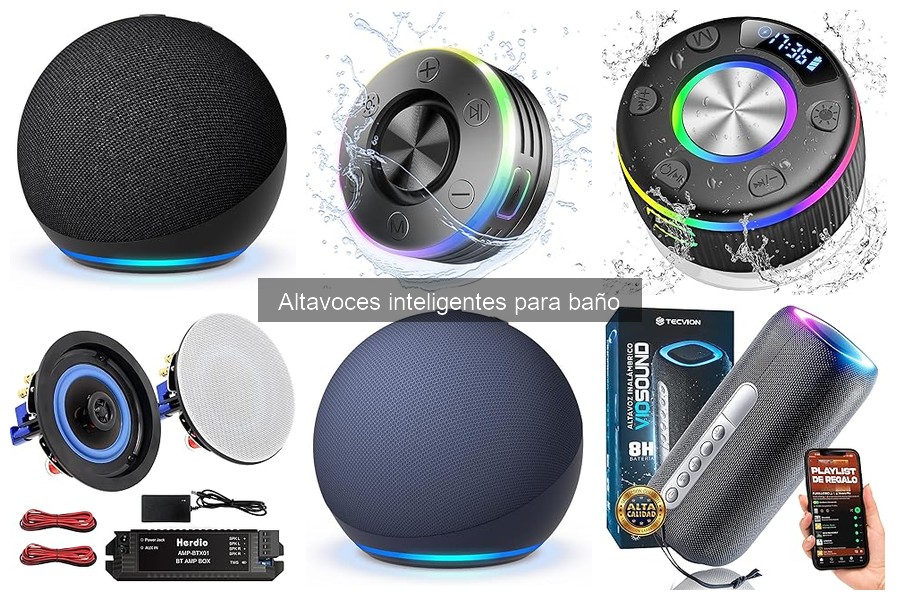 Comparativa de altavoces inteligentes para baño: ¿Cuál elegir?