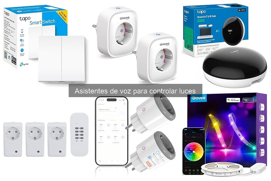 Comparativa de Asistentes de Voz para Controlar Luces