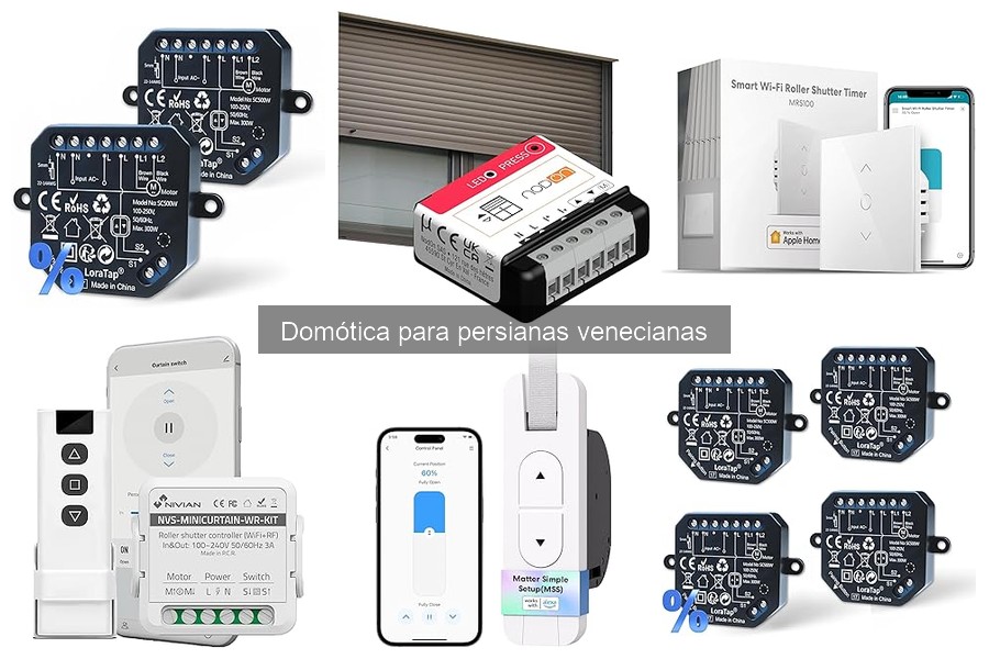 Comparativa de automatización para persianas venecianas