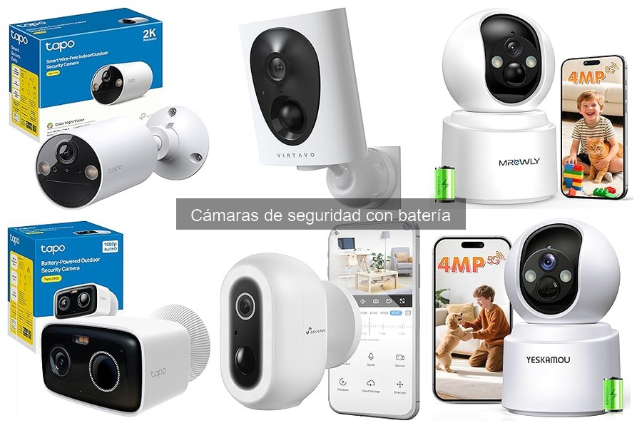Comparativa de Cámaras de Seguridad con Batería por Marca