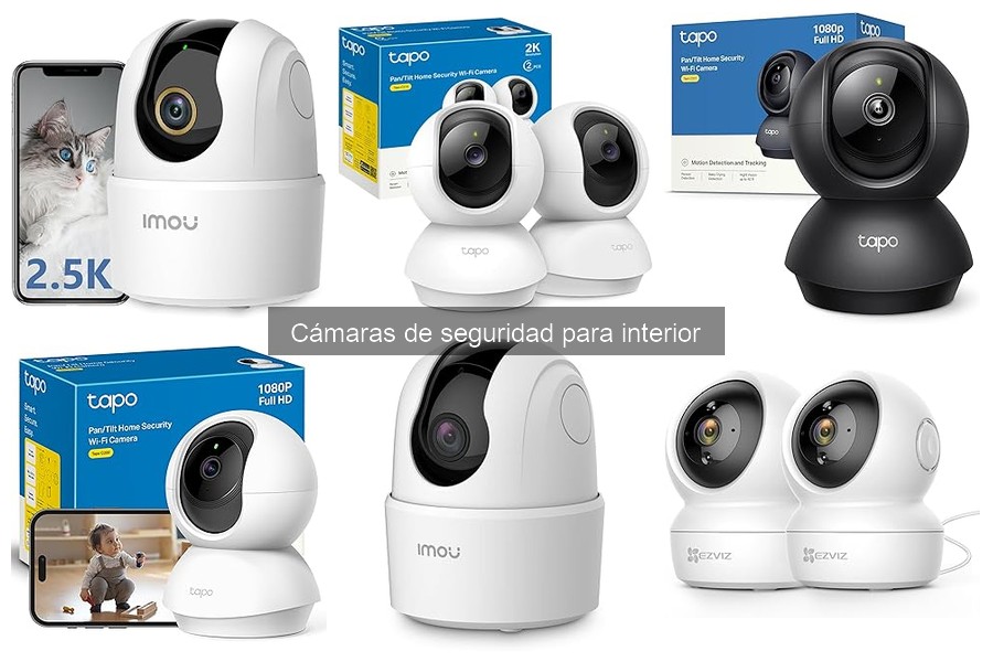 Comparativa de Cámaras de Seguridad Interiores con y Sin Alarma