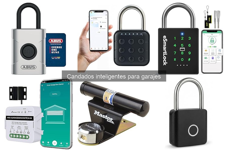 Comparativa de candados inteligentes y tradicionales para garajes