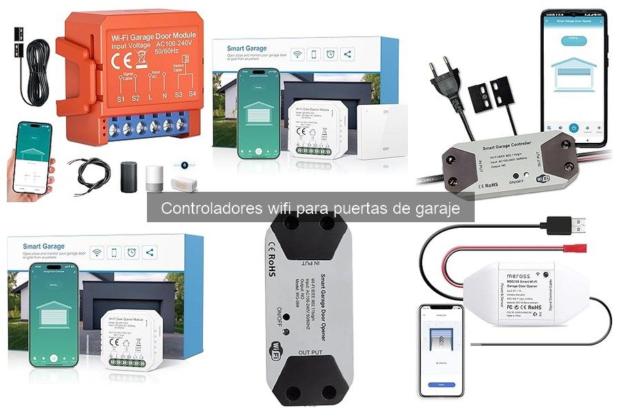 Comparativa de controladores wifi para puertas de garaje