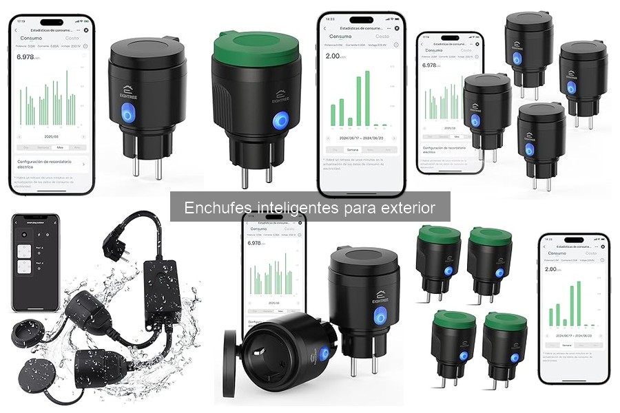 Comparativa de Enchufes Inteligentes para Exterior: EIGHTREE vs ANTELA