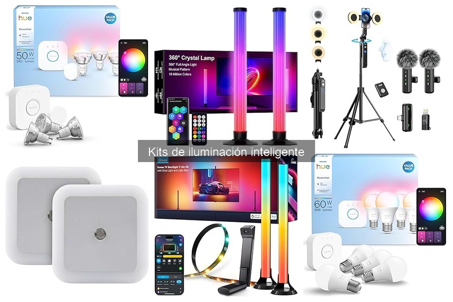Comparativa de Kits de Iluminación Inteligente vs. Tradicionales