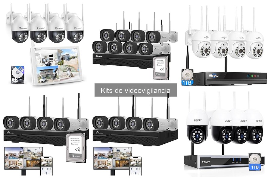 Comparativa de kits de videovigilancia Wi-Fi y por cable