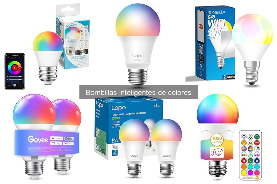 Comparativa de las mejores bombillas inteligentes de colores