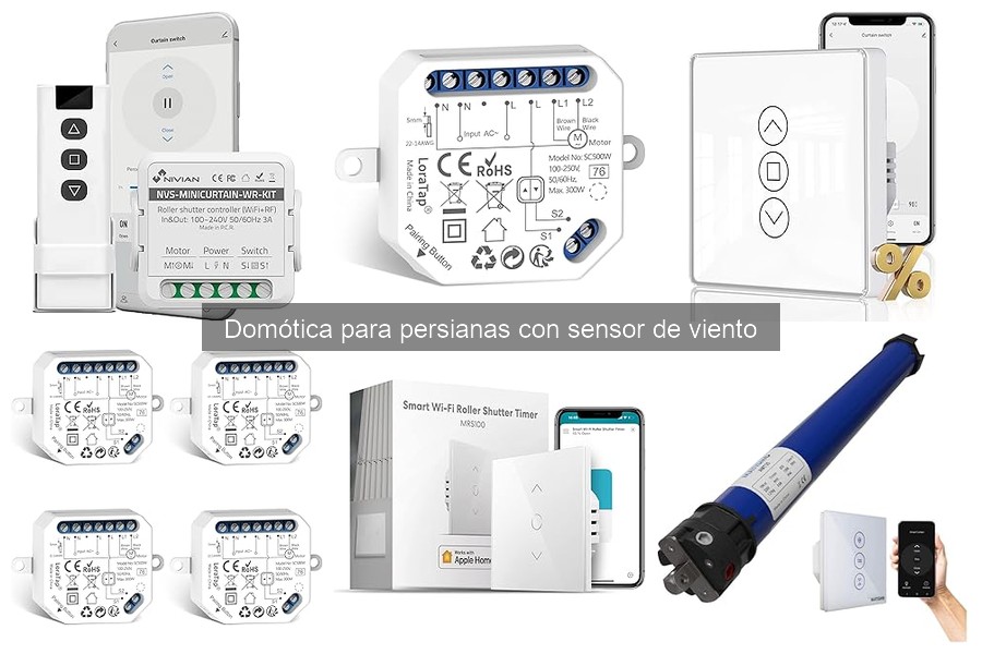 Comparativa de persianas automáticas con sensor de viento