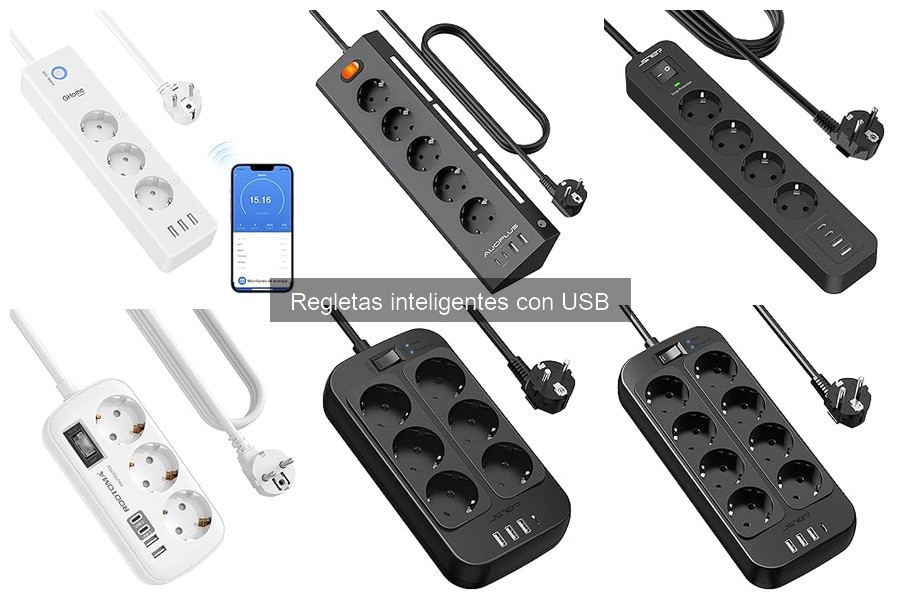 Comparativa de regletas inteligentes con USB: Mejores marcas