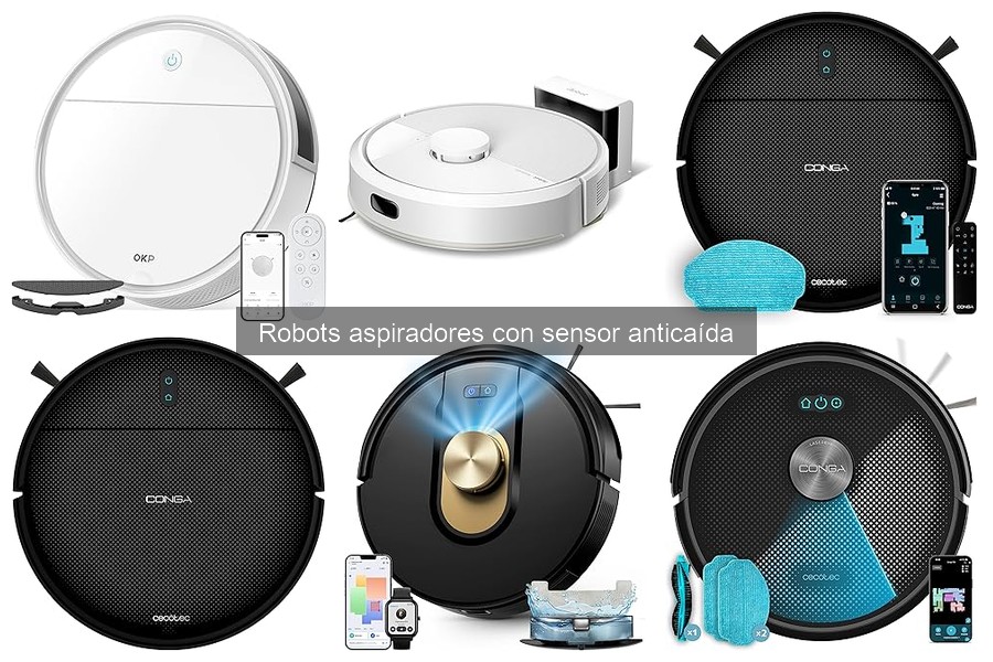 Comparativa de Robots Aspiradores con Sensor Anticaída